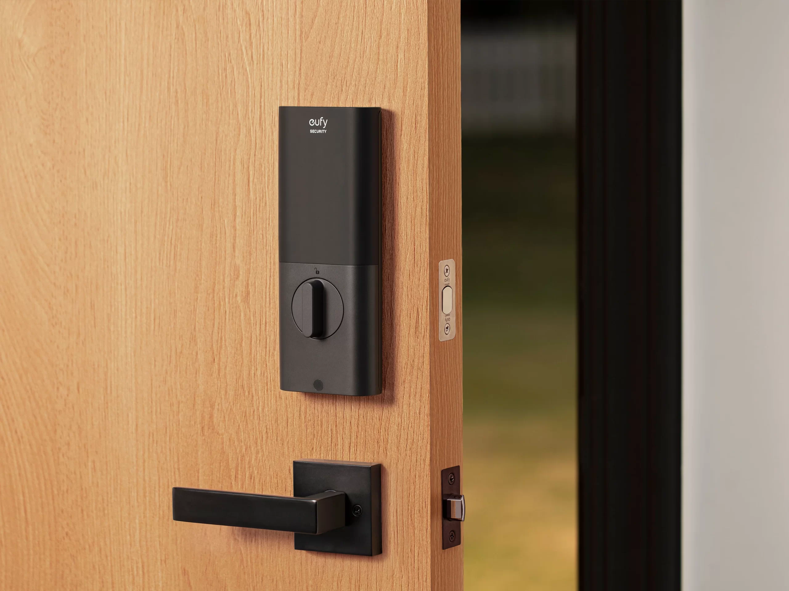 smart door lock installation Vestavia Hills AL with Eufy scanner