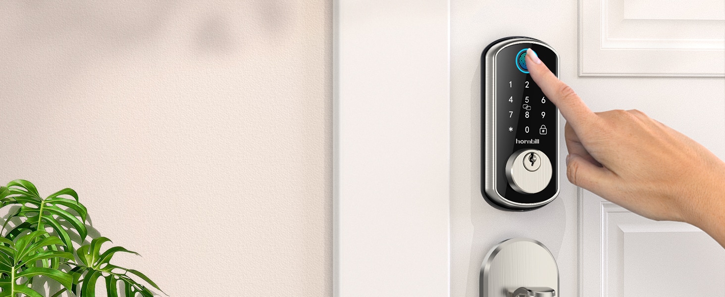 smart door lock installation Hoover with fingerprint scanner